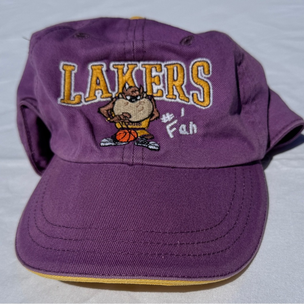 Lakers #1 Fan GAP Kids Purple Snap Back with Tasmanian Devil